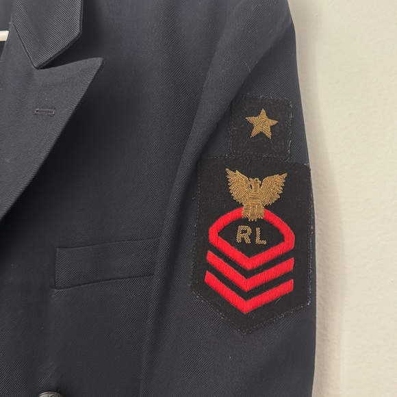 Ralph Lauren Country Vintage RARE 1980s military style blazer size M - Picture 2 of 7